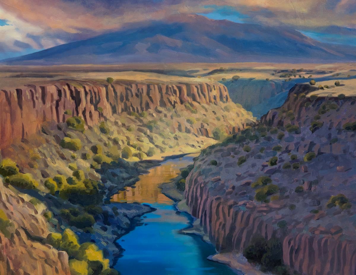 Over the Rio Grande by Amery Bohling Paintings