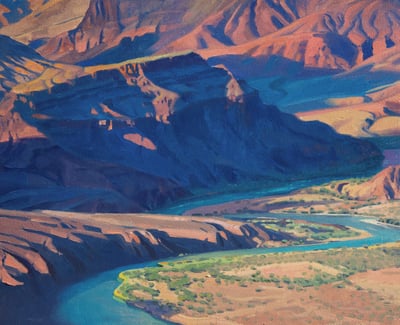 View of Unkar by Amery Bohling Paintings
