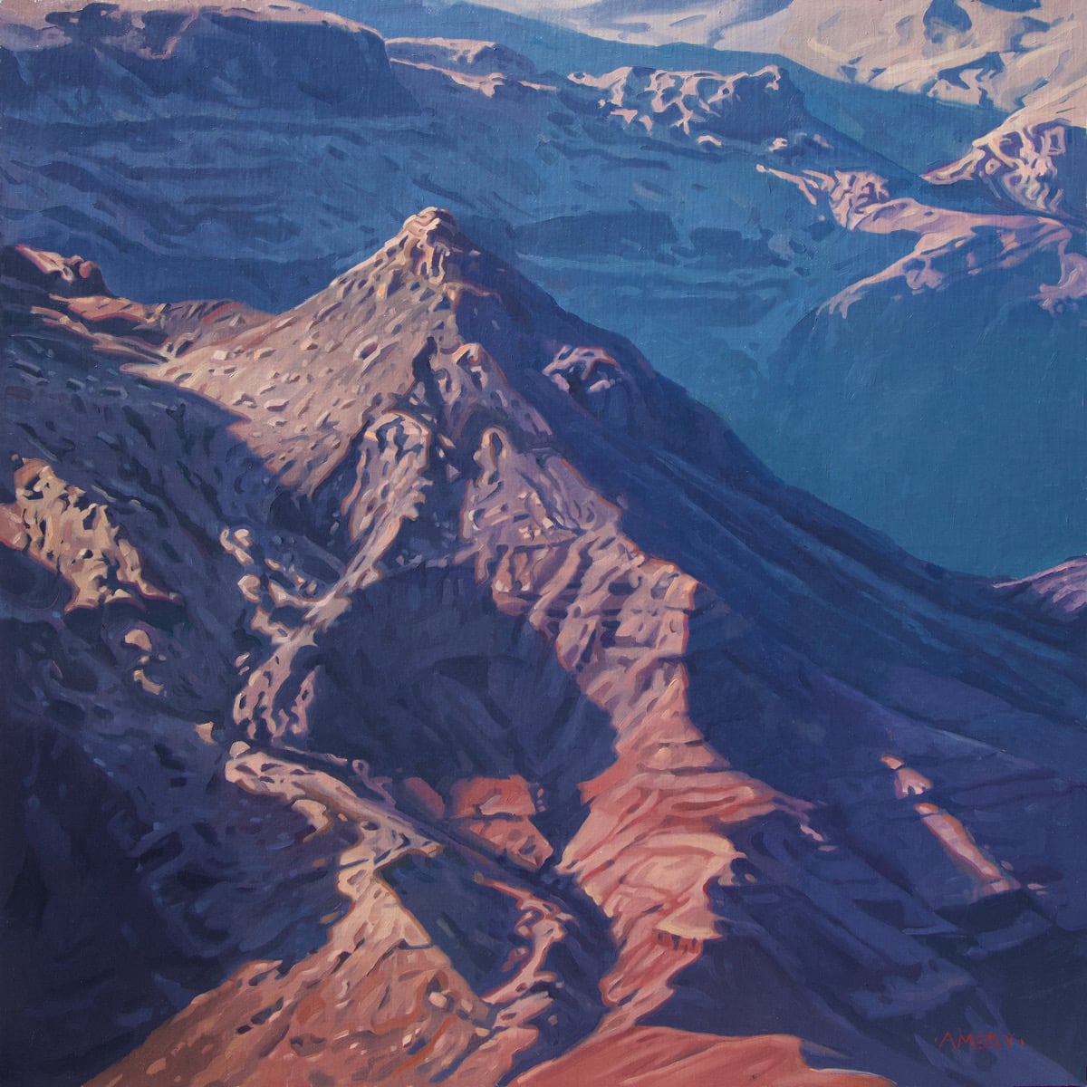 Where Water Wrote the Land by Amery Bohling Paintings