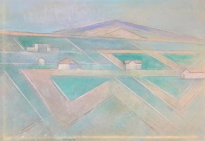 Arroyo Seco Lines by Andrew Dasburg