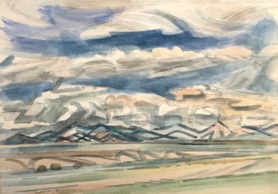 Taos Landscape by Andrew Dasburg