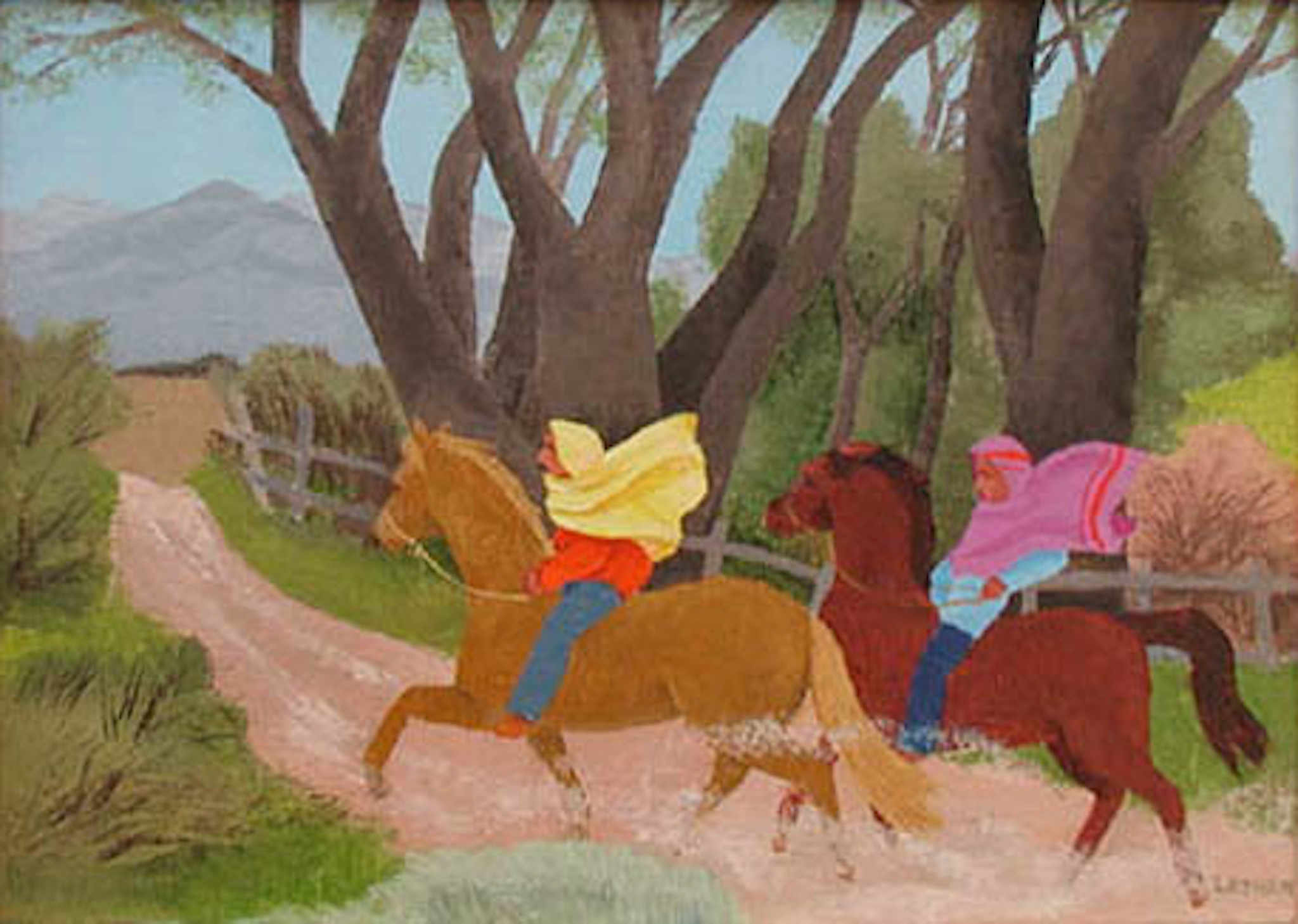 Riding into the Wind by Barbara Latham