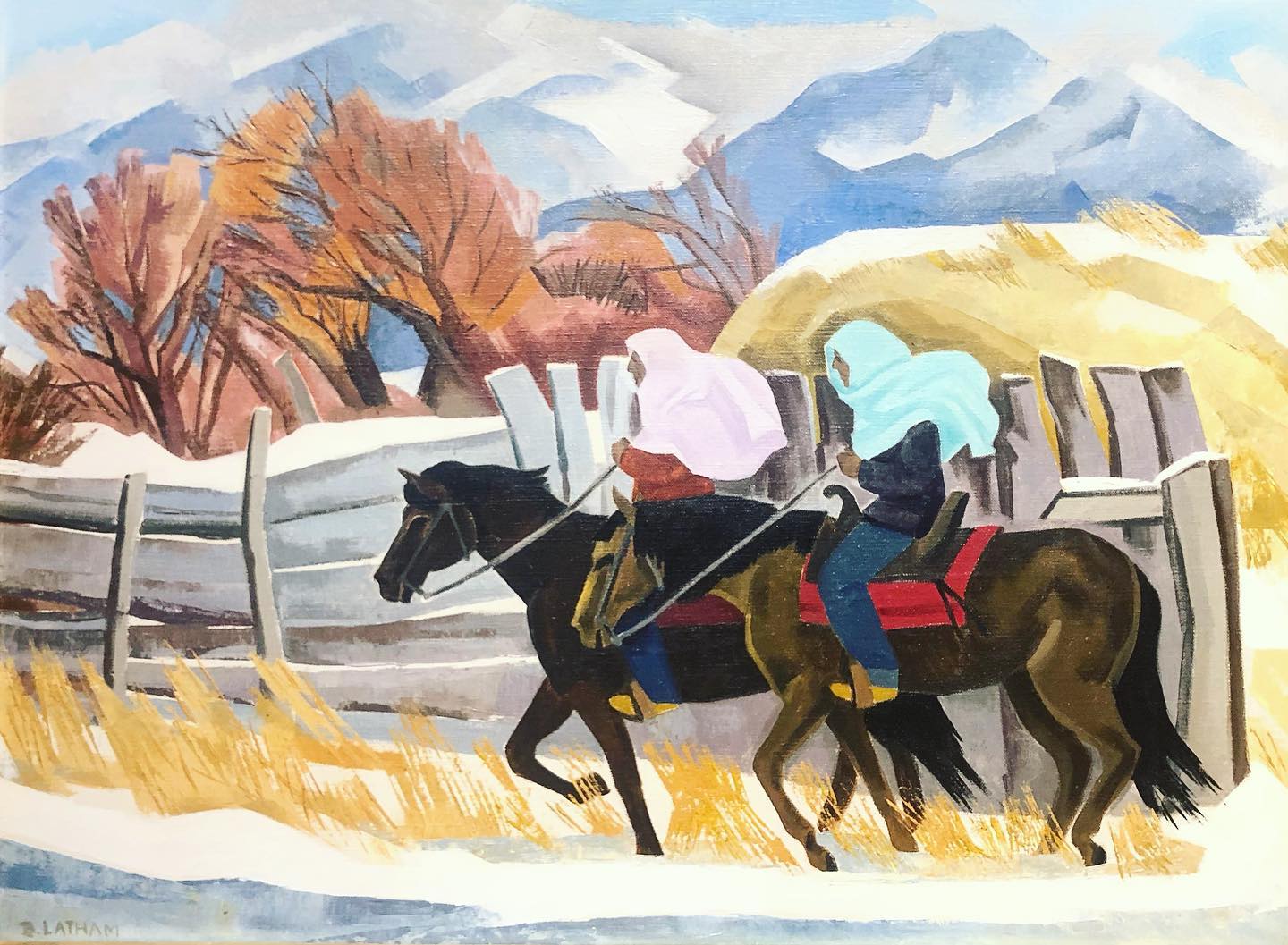 Winter Ride by Barbara Latham