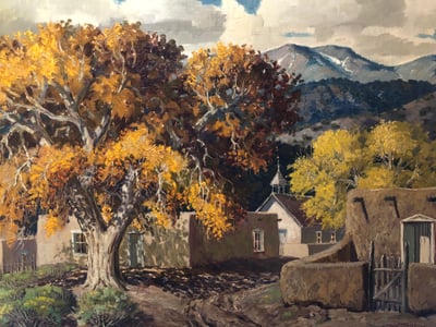 New Mexico Village by Ben Turner