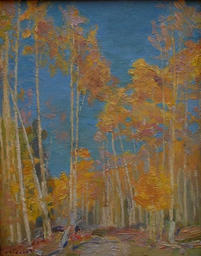 Aspens by Bert Phillips