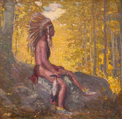 The Scout by Bert Phillips
