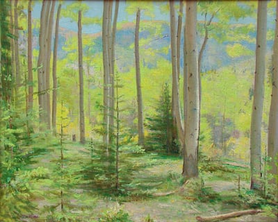 In the Aspens by Bert Phillips