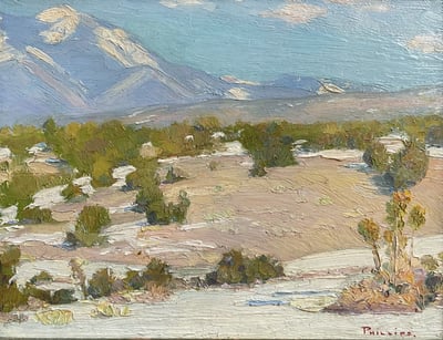 Foothills: Winter by Bert Phillips