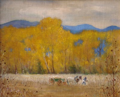 Pueblo Ponies by Bert Phillips