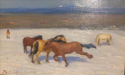 Pueblo Horses by Bert Phillips