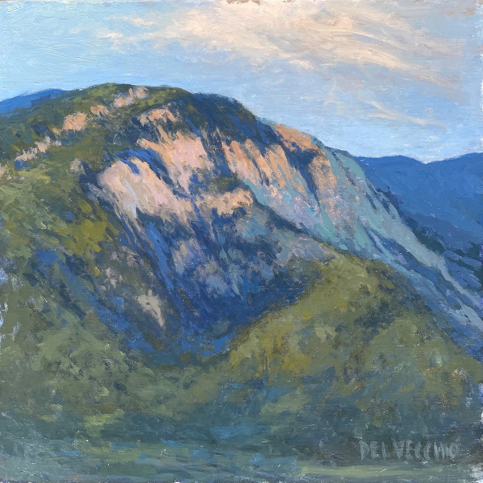 Taos Evening study by Katelyn Betsill Del Vecchio
