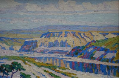 On the Wild Horse Creek by Birger Sandzen