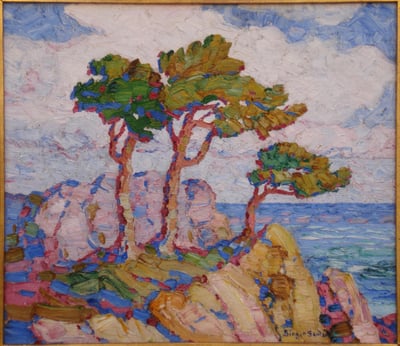 Pines by the Sea by Birger Sandzen