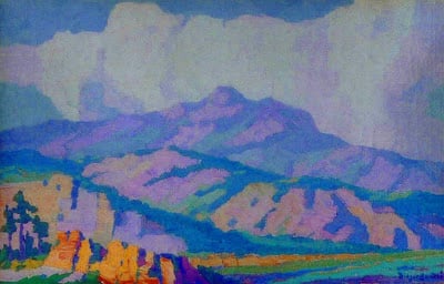View of the Rockies by Birger Sandzen
