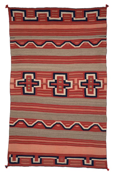 #18 Classic Navajo Child's Blanket by Navajo Child's Blankets