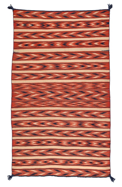 #24 Late Classic Navajo Child's Blanket by Navajo Child's Blankets