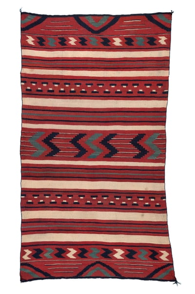 #25 Navajo Classic Childs Blanket by Navajo Child's Blankets