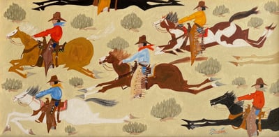 Cowboys on the Run by Chloé Marie