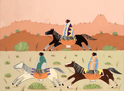 Sage, Hills and Horses by Chloé Marie