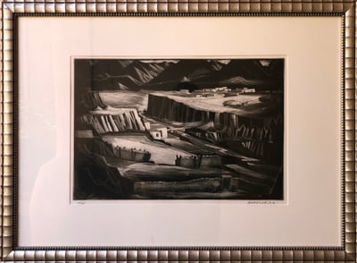 Corrals on the Hondo by Doel Reed