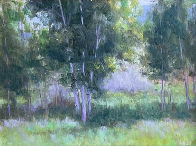 Spring Aspens by Don Ward