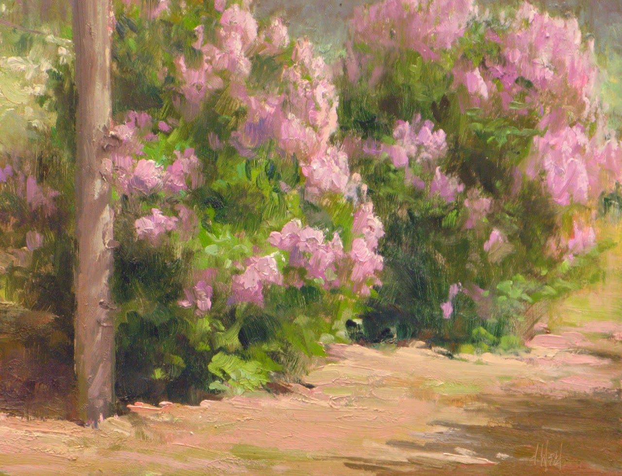 Lilac Blossoms by Don Ward
