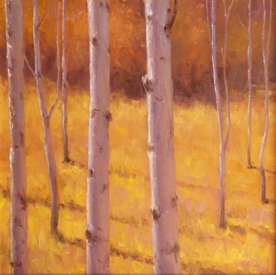 Amid the Aspens by Don Ward