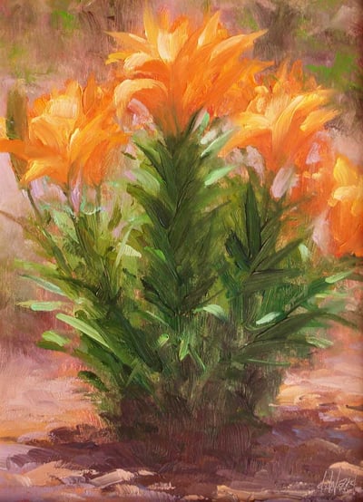 Lillies by Don Ward