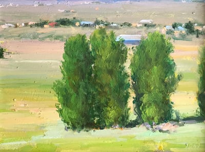 Poplars by Don Ward