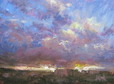Evening Thunderhead by Don Ward
