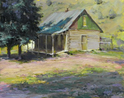 Cabin in Canon by Don Ward
