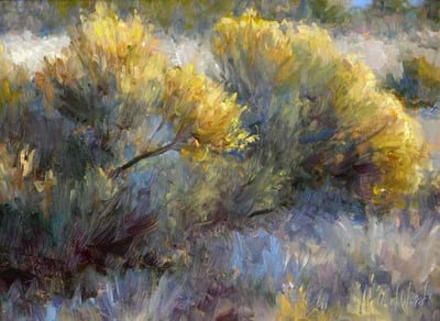 Chamisa and Sage by Don Ward