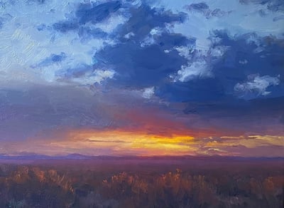 Sunset’s Last Gleaming by Don Ward