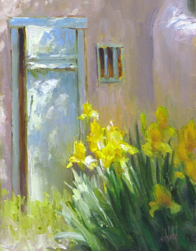 Yellow Iris by Don Ward