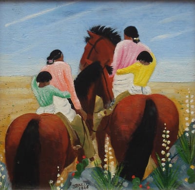 Returning Home by Dorothy Brett