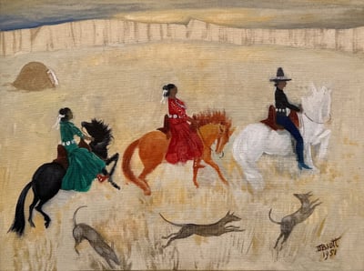 Three Riders by Dorothy Brett
