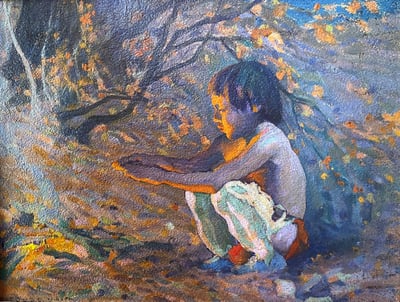 A Papoose by E.I. Couse