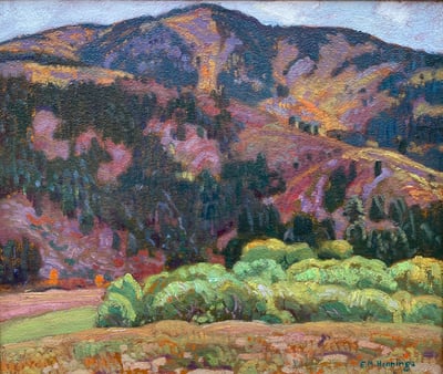 Taos Sacred Mountain by E.Martin Hennings