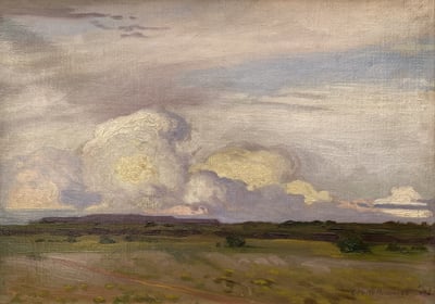 Storm Over the Gorge by E. Martin Hennings