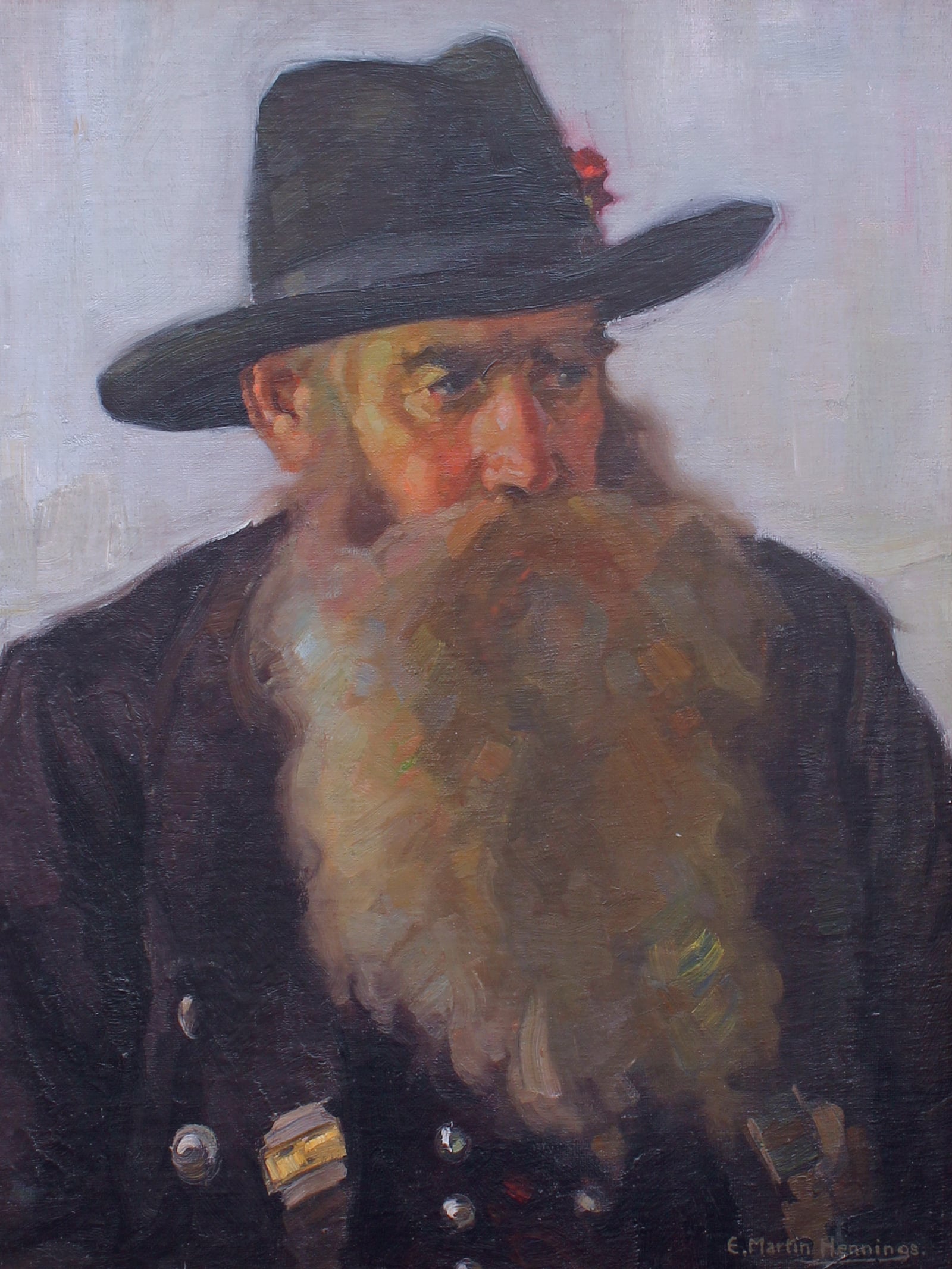 Portrait of a Man by E.Martin Hennings