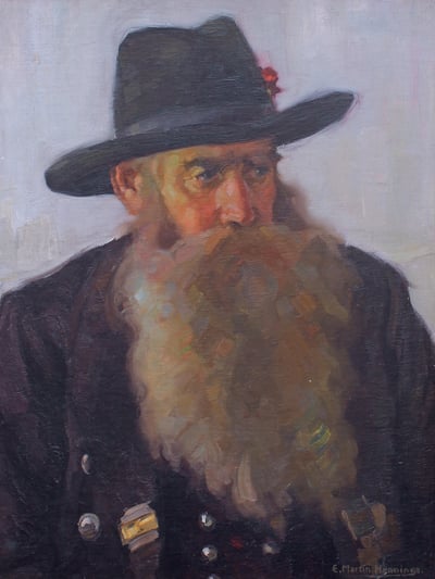 Portrait of a Man by E.Martin Hennings