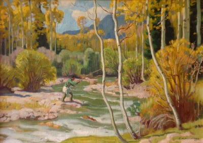 Fishing the Rio Hondo by E.Martin Hennings