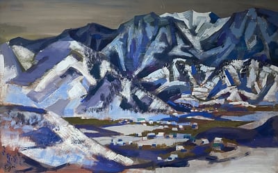 Mountain Valley by Ted Egri