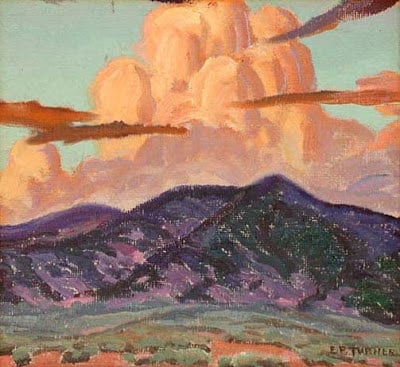 Clouds Taos by Elmer Turner