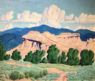 Near Chimayo by Elmer Turner