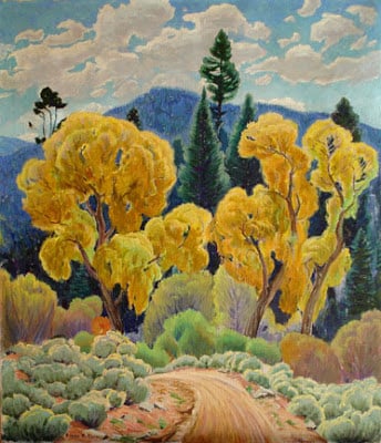 Road to the Canyon by Elmer Turner