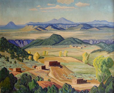 San Cristobal Valley, 1934 by Elmer Turner