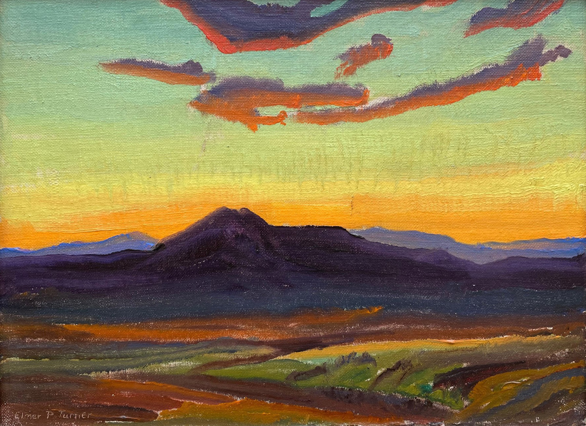 Taos Sunset by Elmer Turner