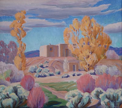 Arroyo Seco Adobe by Elmer Turner