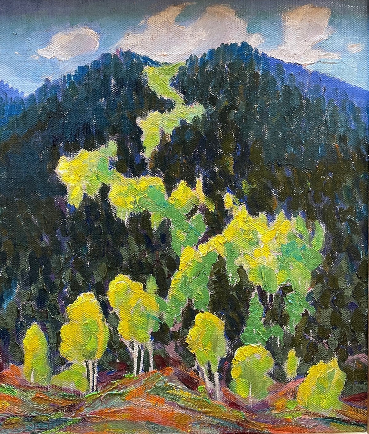 Aspen Hillside by Elmer Turner